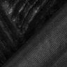 Faux Fur wavy lines – black,  thumbnail number 4