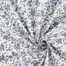 Millefleur cotton poplin – white/denim blue,  thumbnail number 3