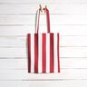 Decor Fabric Canvas Stripes – red/white,  thumbnail number 6