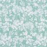 Double Gauze/Muslin Floral Pattern – eucalyptus/white,  thumbnail number 1