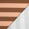 Decor Fabric Canvas cheerful stripes – salmon/brown,  thumbnail number 4