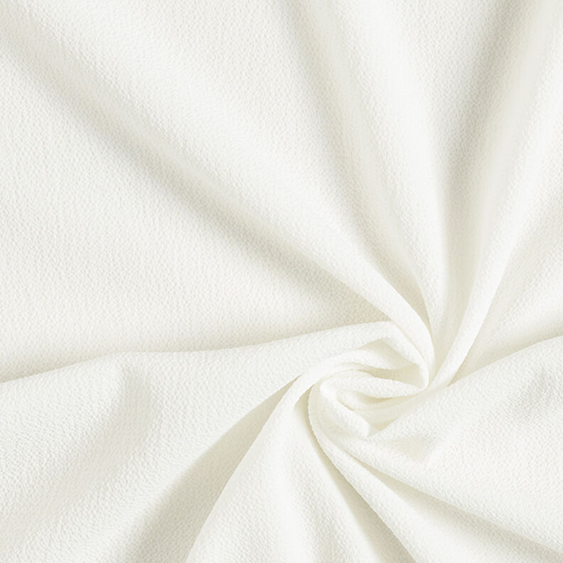 Plain crepe fabric – white,  image number 3