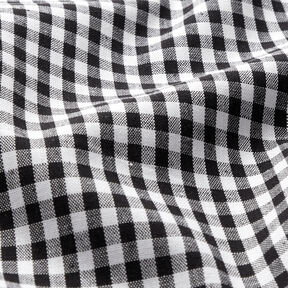 Cotton Vichy check 0,5 cm – black/white, 