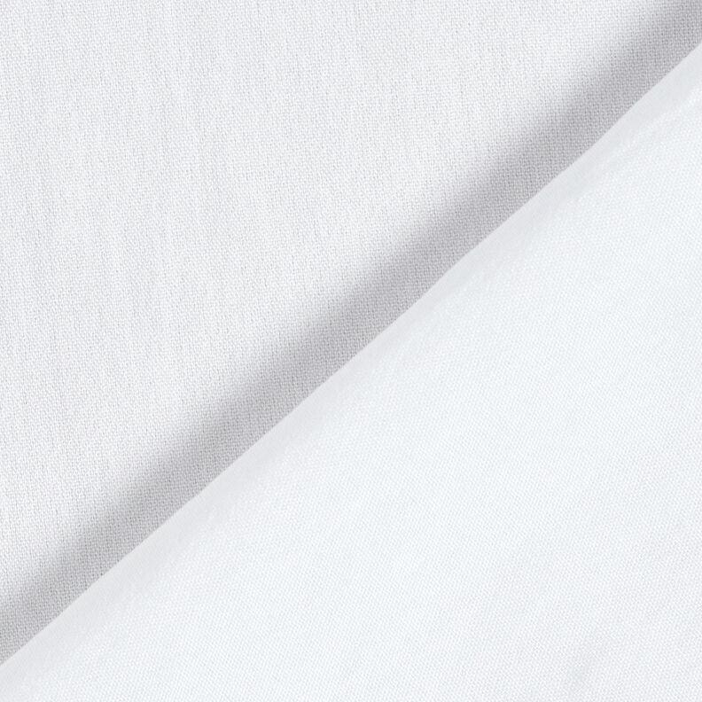 Plain-coloured plain weave viscose blend – white,  image number 4