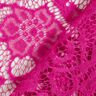 Bouclé lace flowers – intense pink,  thumbnail number 4