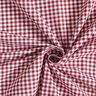 Cotton small gingham check – dark red/white,  thumbnail number 4