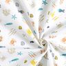 Cotton Poplin Underwater world – white,  thumbnail number 3