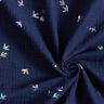 Double Gauze/Muslin Swallows Foil Print | Poppy Fabrics – midnight blue/colour mix,  thumbnail number 3