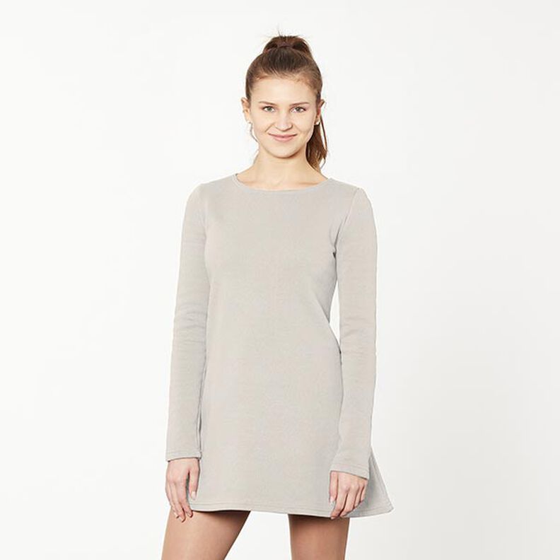 Light Cotton Sweatshirt Fabric Plain – natural,  image number 6