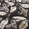 Crêpe Chiffon Leaf Print – black/beige,  thumbnail number 2