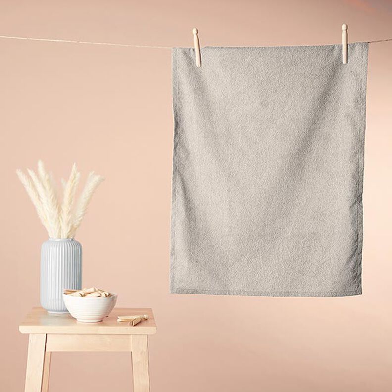 Towelling Fabric – light beige,  image number 7
