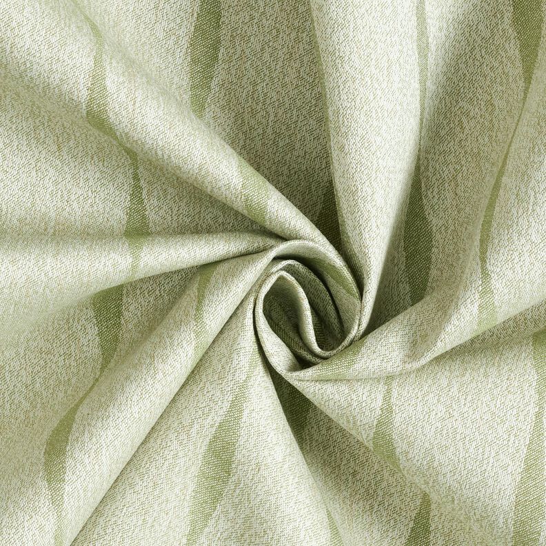 Outdoor Fabric Canvas wavy stripes – light olive/light beige,  image number 3