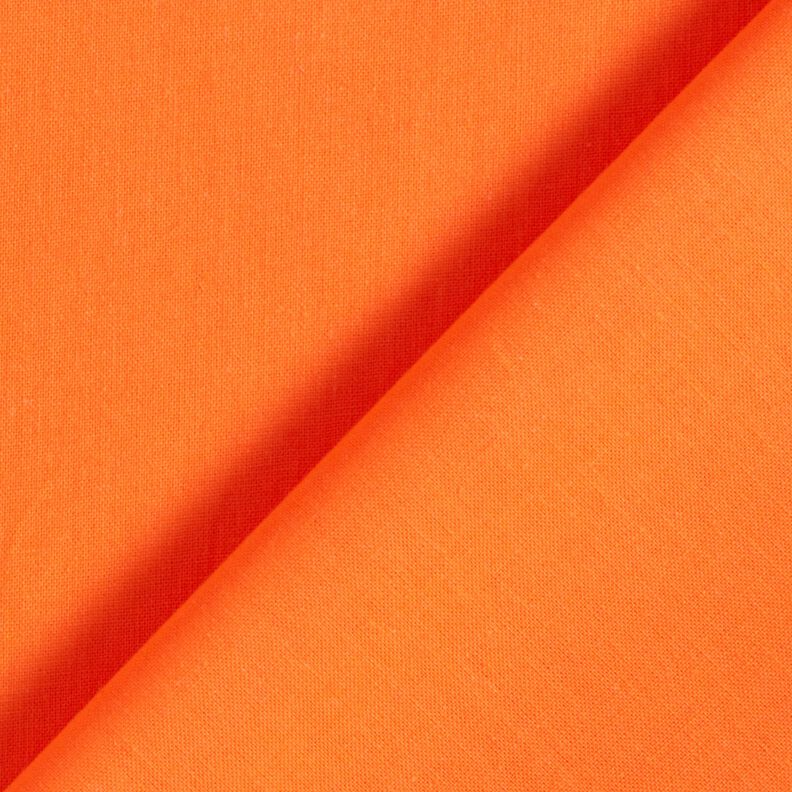 Cotton Poplin Plain – neon orange,  image number 3