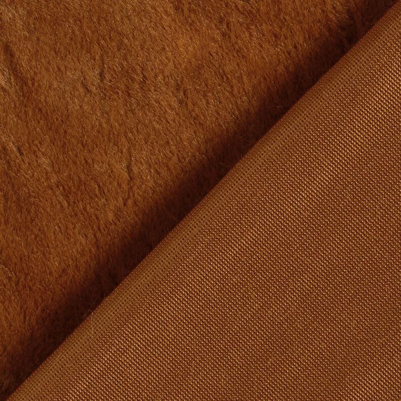 high-quality solid-color faux fur – copper,  image number 3