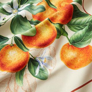 Decorative Panel Twill fruit – natural/grass green, 