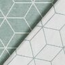 Decor Fabric Jacquard modern cubes – reed/ivory,  thumbnail number 4