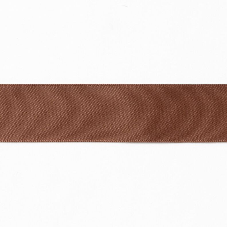 Satin Ribbon [25 mm] – medium brown,  image number 1