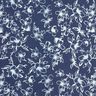 Chambray Summer flowers – navy blue/offwhite,  thumbnail number 1