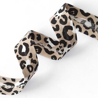 Splodges Bias Tape Leo [ 20 mm ] – beige/black, 