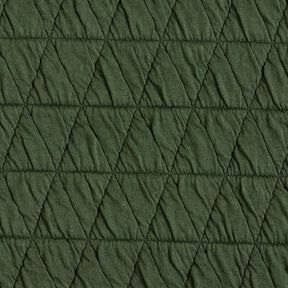 Quilted jersey diamonds – dark green, 