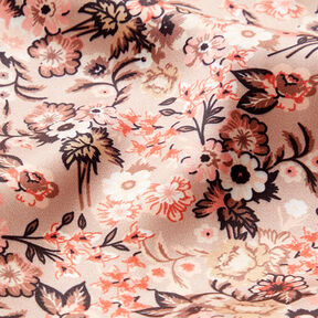 lovely flowers satin – light dusky pink, 