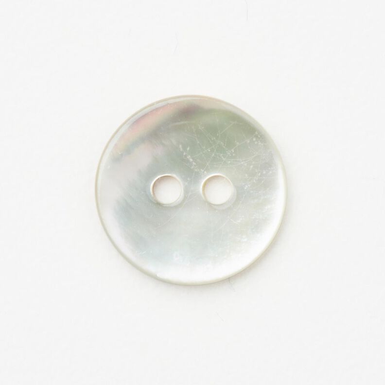 Agoya mother-of-pearl button [Ø 11 mm] – ivory,  image number 1