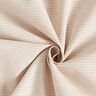 Decorative fabric, canvas fine stripes, recycled – dark beige,  thumbnail number 3
