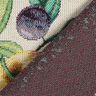Decorative Panel Tapestry Fabric Colourful Fruits – light beige/carmine,  thumbnail number 4
