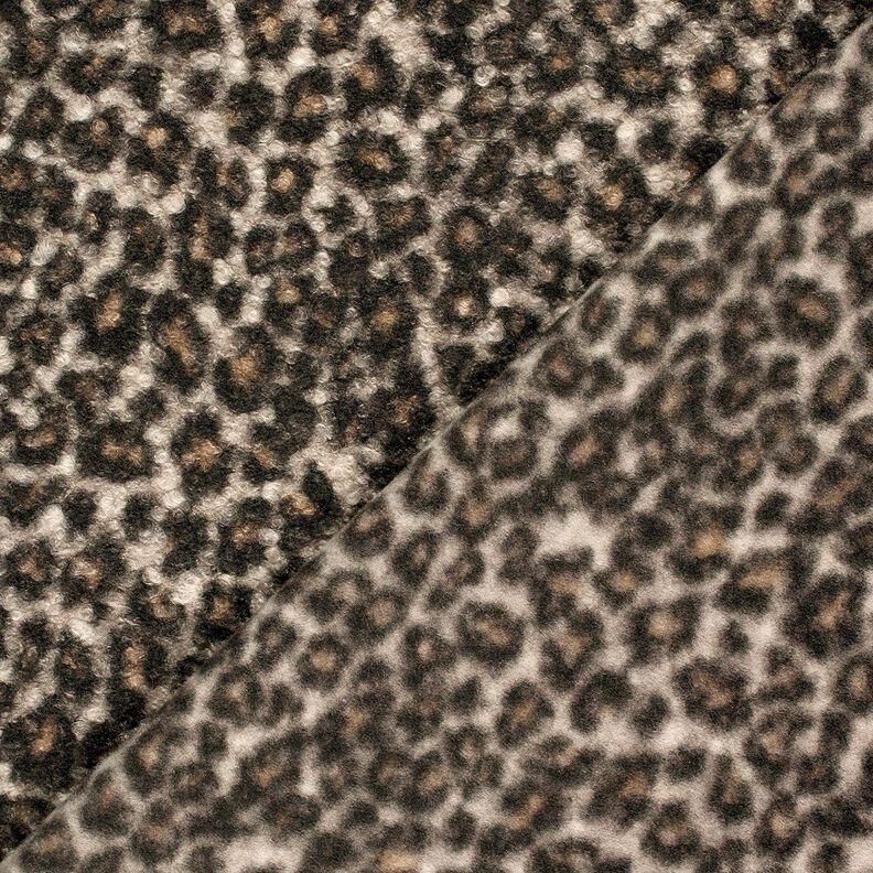 Knitted Bouclé Leopard – black/fawn,  image number 4