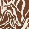 Viscose Linen Blend Zebra Print – offwhite/chestnut,  thumbnail number 2