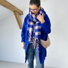 Linen fabric Ramie mix medium – royal blue,  thumbnail number 14