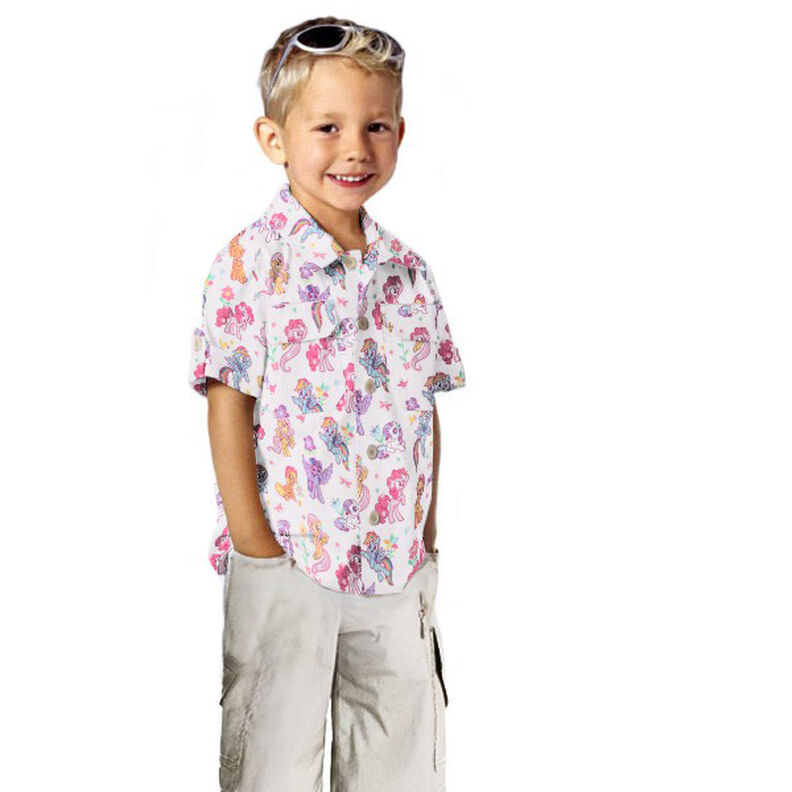 Cotton Poplin Licensed Fabric My little pony in the garden | Hasbro – rosé,  image number 6