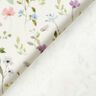 Ribbed Jersey Watercolour Floral Meadow – ivory,  thumbnail number 4