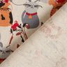 Decor Fabric Half Panama elegant cats – natural/grey,  thumbnail number 4