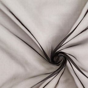 Organza – black | Remnant 50cm, 