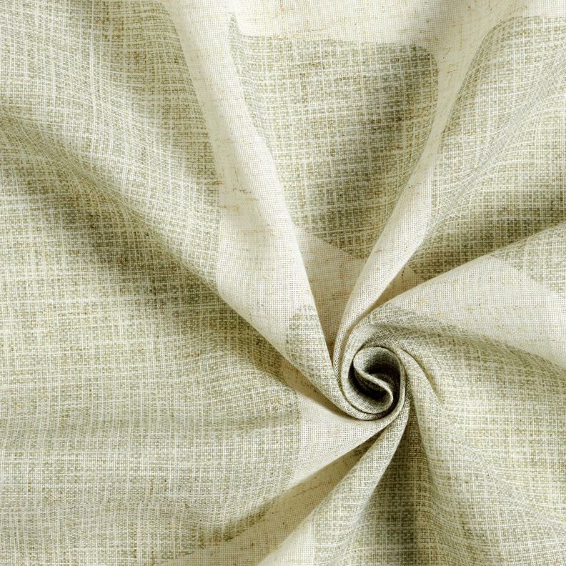 Curtain Fabric Linen Blend Shapes – reed/natural, image number 3