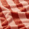 Towelling Fabric Bamboo Block Stripes – red/lobster,  thumbnail number 3