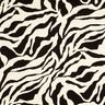Viscose crepe zebra print – black/ivory,  thumbnail number 1