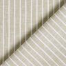 Linen Cotton Blend broad stripes &ndash; dark beige/white,  thumbnail number 4