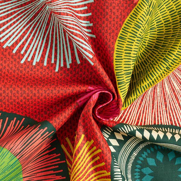 Decor Fabric Cotton Twill Large Mandala – red,  image number 3