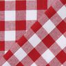 Cotton Vichy check 1,7 cm – red/white,  thumbnail number 3