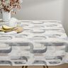 Decor Fabric Half Panama artistic arches – light beige/grey,  thumbnail number 8