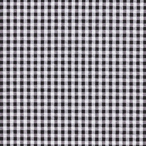 Seersucker Gingham Cotton Blend – black, 