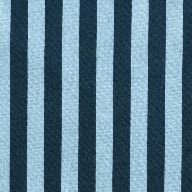 Cotton Jersey Block Stripes &ndash; indigo/light blue,  image number 1