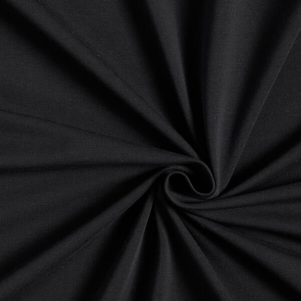 GOTS Cotton Jersey | Tula – black,  image number 1