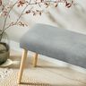 Upholstery Fabric Leather-Look Ultra-Microfibre – grey,  thumbnail number 7