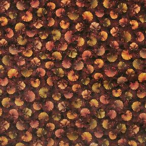 Decor Velvet autumnal ginkgo &ndash; bronze, 