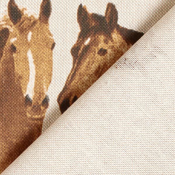 Half Panama Decor Fabric Horses,  image number 5