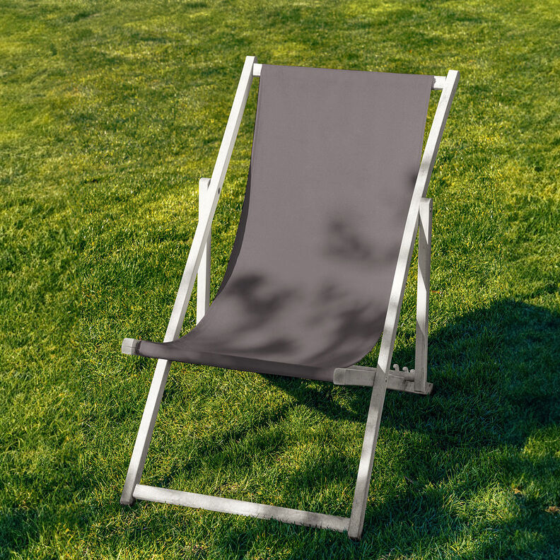 Outdoor Deckchair fabric Plain 44 cm – slate grey,  image number 4