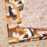 Cotton Cretonne delicate floral pattern – white/cinnamon,  thumbnail number 5